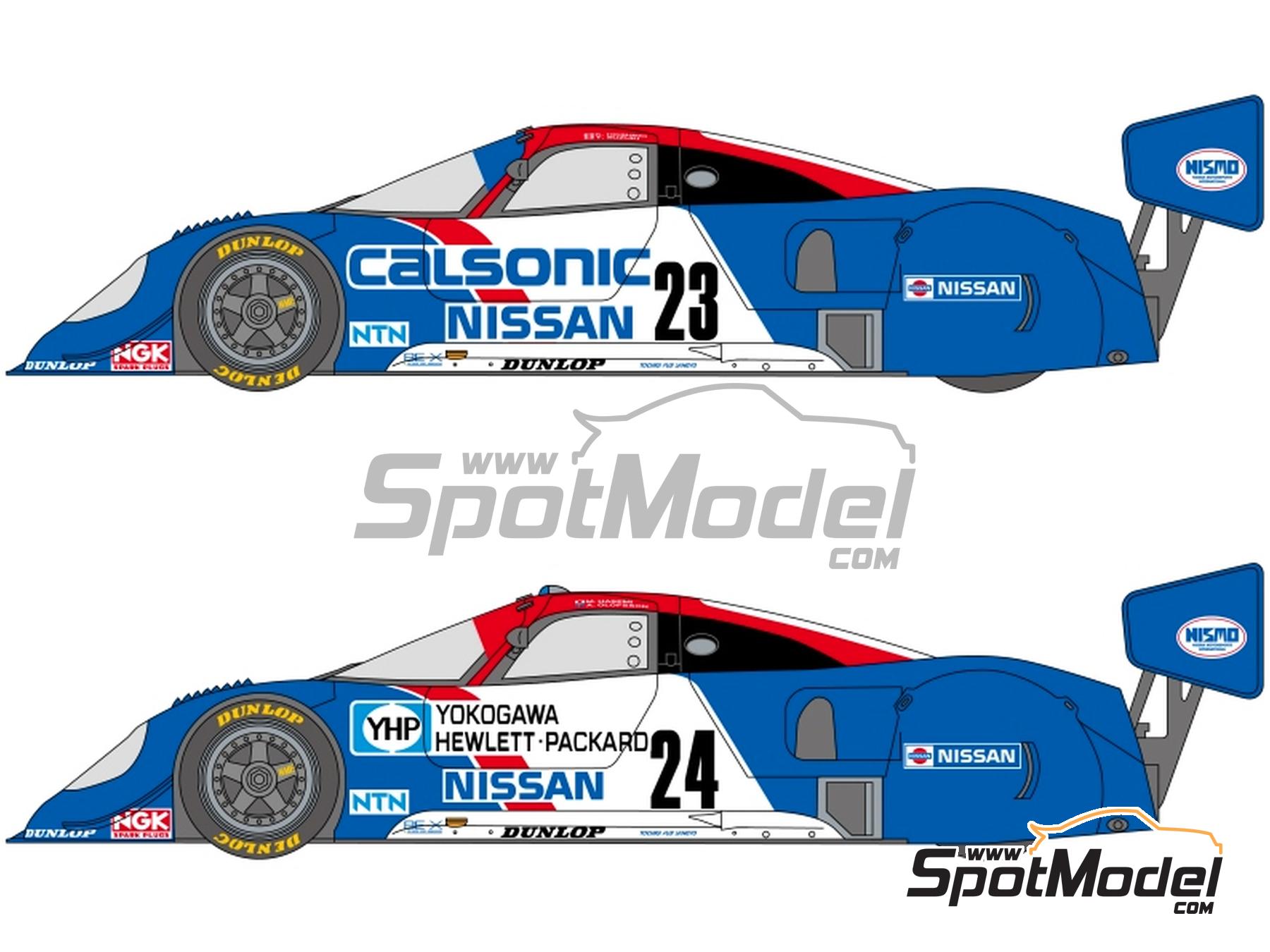 Shunko Models SHK-D532: Marking / livery 1/24 scale - Nissan R89C